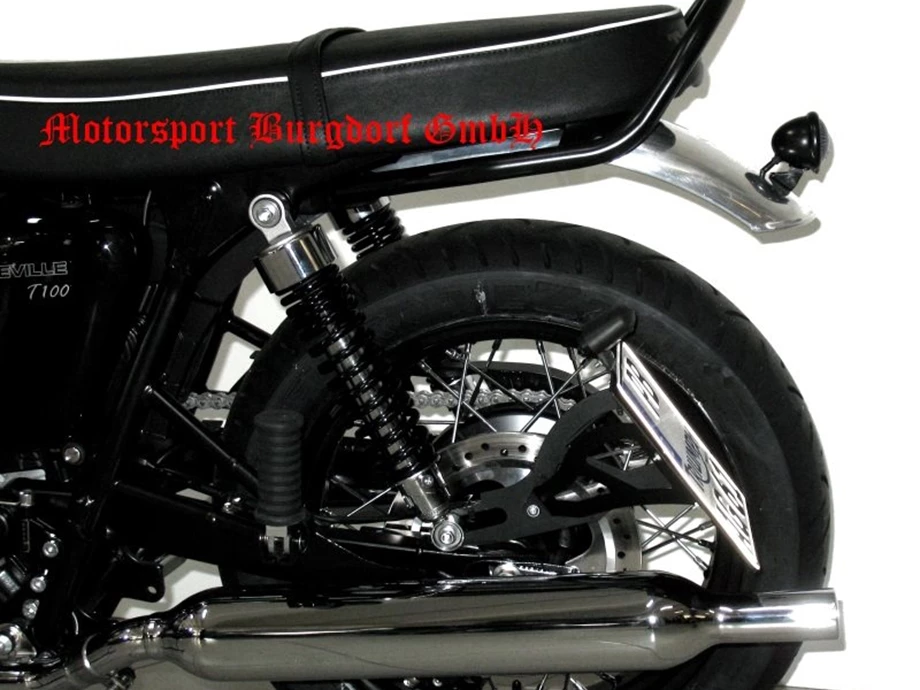Umbgebautes Motorrad Triumph Bonneville T100 Black Bild 3: Umbgebautes Motorrad Triumph Bonneville T100 Black