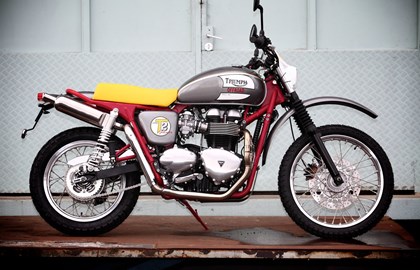 Triumph Bonneville Custom Bike Triumph Bonneville Custom Bike