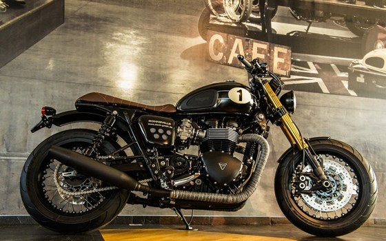 Umgebautes Motorrad Triumph Bonneville von Zweiradparadies Denk GmbH & Co. KG - Bild 5 Umgebautes Motorrad Triumph Bonneville von Zweiradparadies Denk GmbH & Co. KG - Bild 5