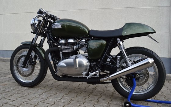 Umgebautes Motorrad Triumph Thruxton von TRIUMPH Chemnitz Böttger und Budach OHG - Bild 3 Umgebautes Motorrad Triumph Thruxton von TRIUMPH Chemnitz Böttger und Budach OHG - Bild 3