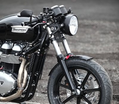 Umgebautes Motorrad Triumph Thruxton von Q-Bike Technik GmbH - Bild 2 Umgebautes Motorrad Triumph Thruxton von Q-Bike Technik GmbH - Bild 2