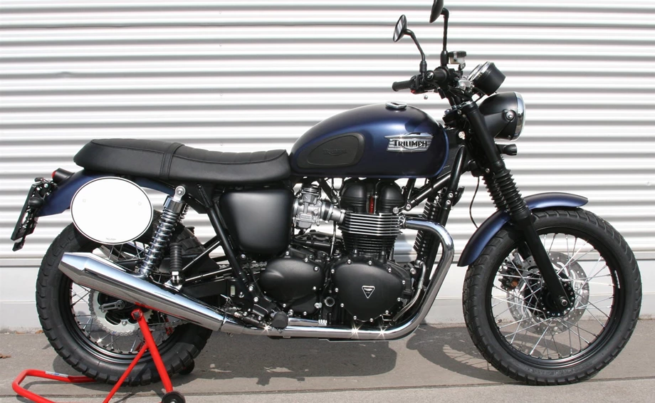 Umbgebautes Motorrad Triumph Scrambler Bild 1: Umbgebautes Motorrad Triumph Scrambler