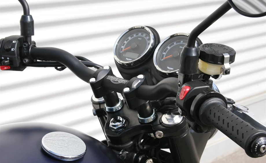 Umbgebautes Motorrad Triumph Scrambler Bild 10: Umbgebautes Motorrad Triumph Scrambler