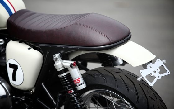 Umgebautes Motorrad Triumph Scrambler von Q-Bike Technik GmbH - Bild 1 Umgebautes Motorrad Triumph Scrambler von Q-Bike Technik GmbH - Bild 1