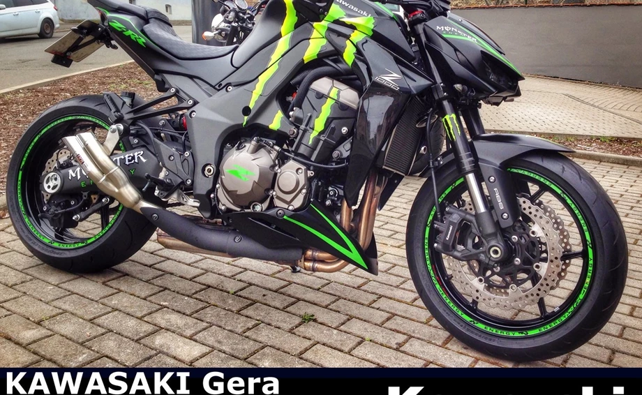 Umbgebautes Motorrad Kawasaki Z1000 Bild 2: Umbgebautes Motorrad Kawasaki Z1000