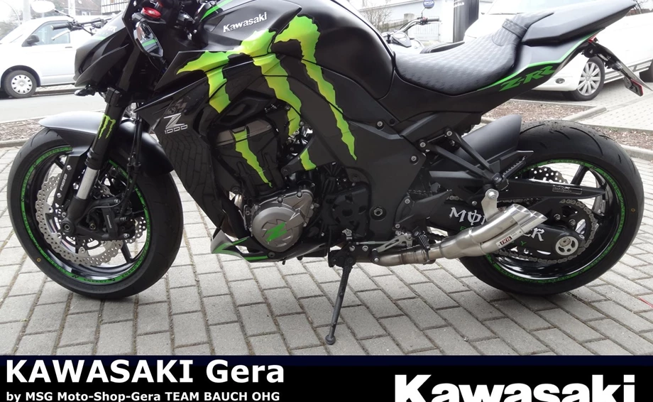 Umbgebautes Motorrad Kawasaki Z1000 Bild 7: Umbgebautes Motorrad Kawasaki Z1000