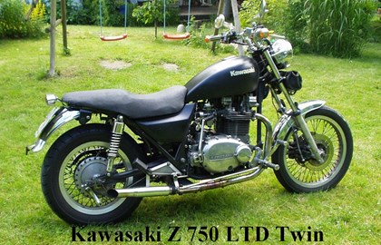 Kawasaki Z 750 Custom Bike Kawasaki Z 750 Custom Bike