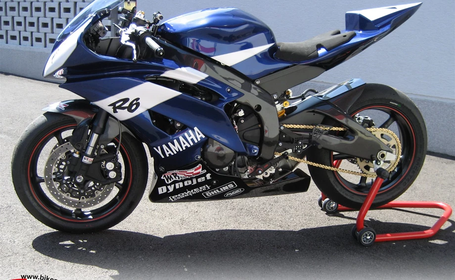 Umbgebautes Motorrad Yamaha YZF-R6 Bild 1: Umbgebautes Motorrad Yamaha YZF-R6