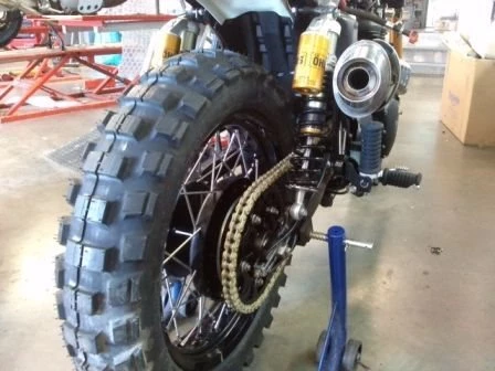 Umbgebautes Motorrad Triumph Scrambler Bild 3: Umbgebautes Motorrad Triumph Scrambler