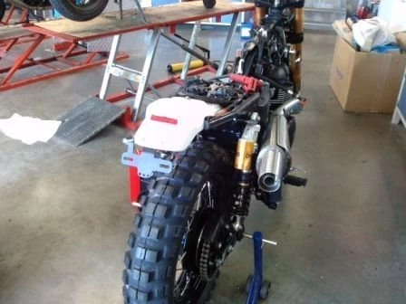 Umbgebautes Motorrad Triumph Scrambler Bild 7: Umbgebautes Motorrad Triumph Scrambler