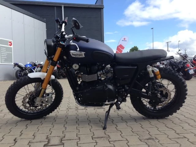 Umbgebautes Motorrad Triumph Scrambler Bild 9: Umbgebautes Motorrad Triumph Scrambler