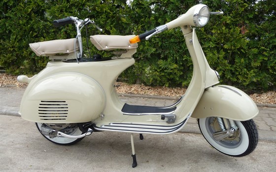Umgebautes Motorrad Vespa 150 von Bräuer Motorradsport KG - Bild 1 Umgebautes Motorrad Vespa 150 von Bräuer Motorradsport KG - Bild 1