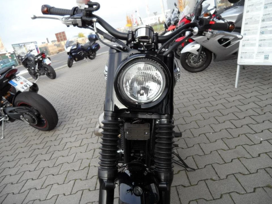 Umbgebautes Motorrad Triumph Scrambler Bild 10: Umbgebautes Motorrad Triumph Scrambler