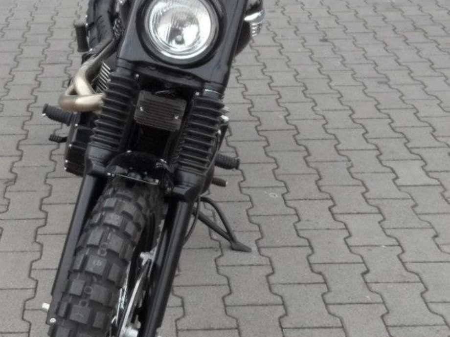 Umbgebautes Motorrad Triumph Scrambler Bild 6: Umbgebautes Motorrad Triumph Scrambler
