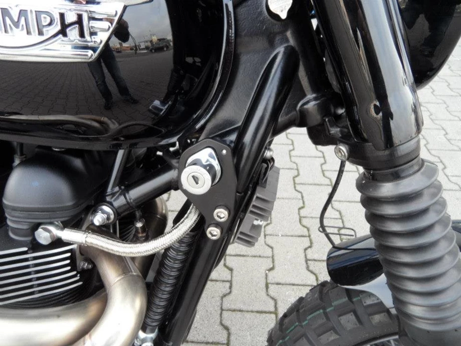 Umbgebautes Motorrad Triumph Scrambler Bild 7: Umbgebautes Motorrad Triumph Scrambler