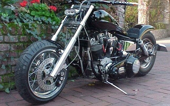 Umgebautes Motorrad Harley-Davidson Late Shovel von X-Trem Custombikes - Bild 2 Umgebautes Motorrad Harley-Davidson Late Shovel von X-Trem Custombikes - Bild 2