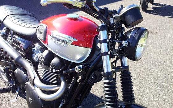 Umgebautes Motorrad Triumph Scrambler von Motorradhaus Löhmer GmbH - Bild 5 Umgebautes Motorrad Triumph Scrambler von Motorradhaus Löhmer GmbH - Bild 5