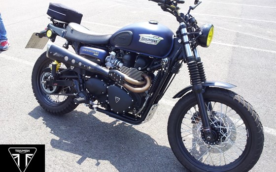 Umgebautes Motorrad Triumph Scrambler von Motorradhaus Löhmer GmbH - Bild 1 Umgebautes Motorrad Triumph Scrambler von Motorradhaus Löhmer GmbH - Bild 1