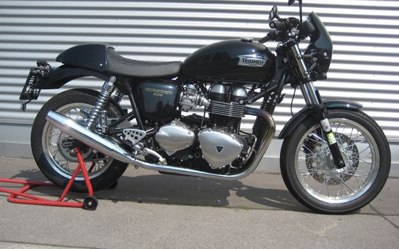 Umgebautes Motorrad Triumph Thruxton von IL MOTO  Motorradhandel und Reparaturwerkstätte GesmbH - Bild 1 Umgebautes Motorrad Triumph Thruxton von IL MOTO  Motorradhandel und Reparaturwerkstätte GesmbH - Bild 1