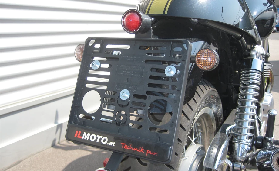 Umbgebautes Motorrad Triumph Thruxton Bild 9: Umbgebautes Motorrad Triumph Thruxton