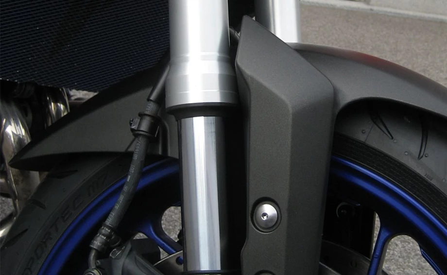 Umbgebautes Motorrad Yamaha MT-09 Bild 2: Umbgebautes Motorrad Yamaha MT-09