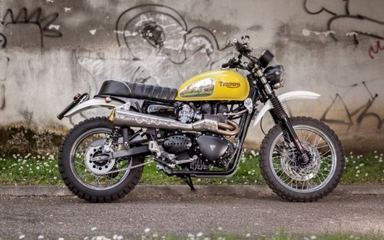 Umgebautes Motorrad Triumph Scrambler von Motorrad Reinhardt GmbH - Bild 1 Umgebautes Motorrad Triumph Scrambler von Motorrad Reinhardt GmbH - Bild 1