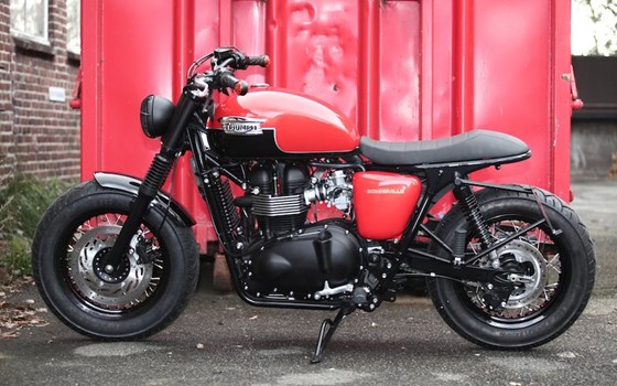 Umgebautes Motorrad Triumph Scrambler von Q-Bike Technik GmbH - Bild 1 Umgebautes Motorrad Triumph Scrambler von Q-Bike Technik GmbH - Bild 1