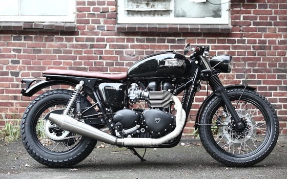 Umgebautes Motorrad Triumph Bonneville von Q-Bike Technik GmbH - Bild 1 Umgebautes Motorrad Triumph Bonneville von Q-Bike Technik GmbH - Bild 1