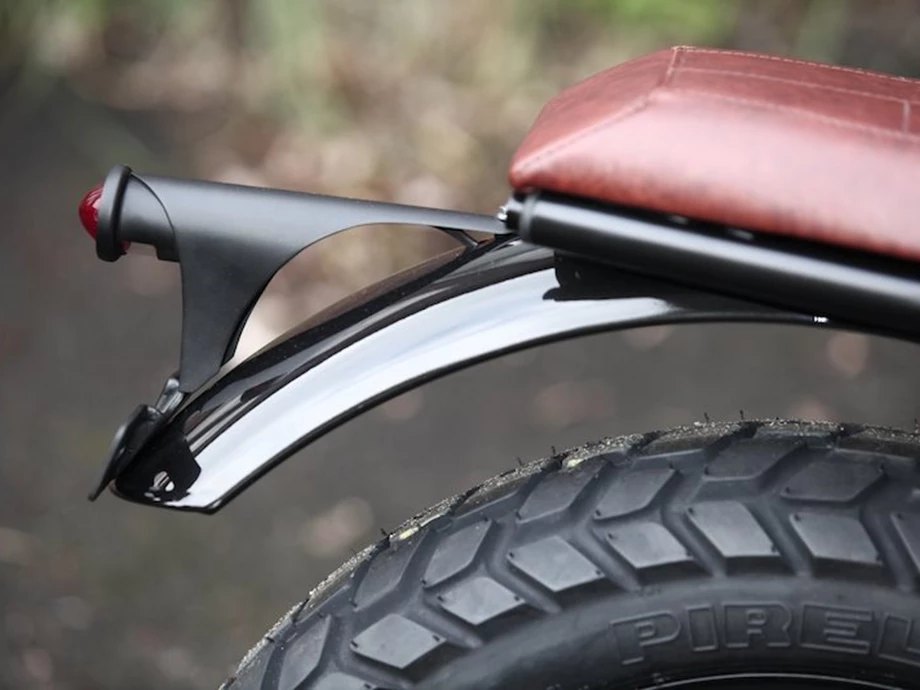 Umbgebautes Motorrad Triumph Bonneville Bild 7: Umbgebautes Motorrad Triumph Bonneville