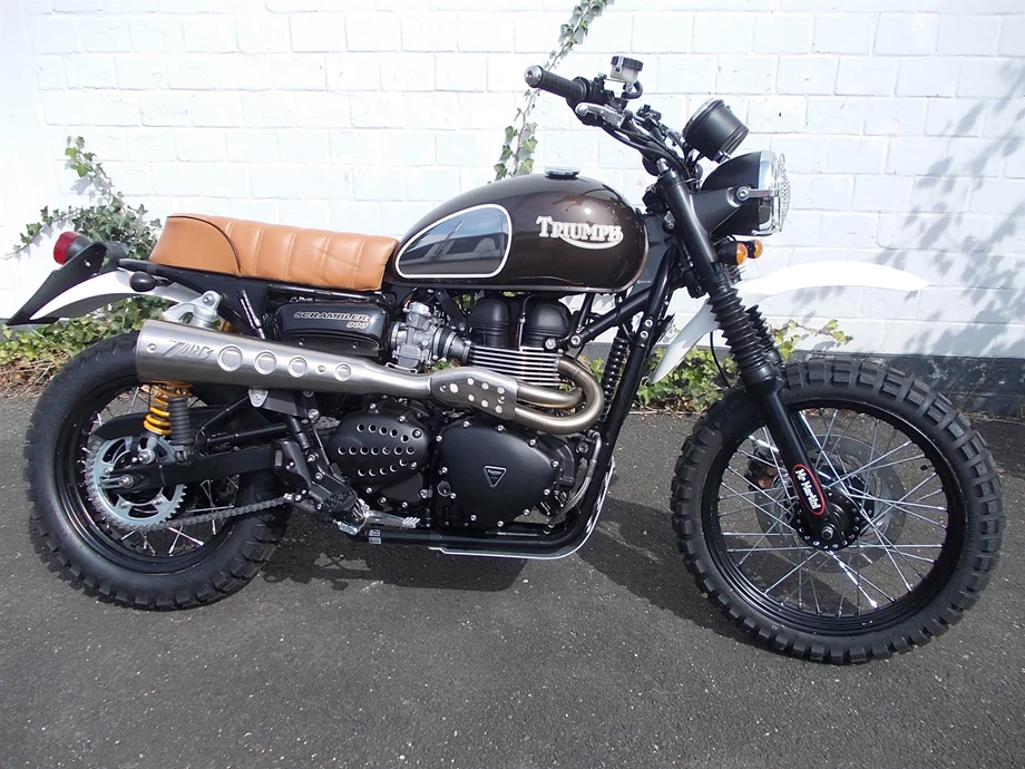 Rebuilt motorbike Triumph Scrambler Bild 1: Rebuilt motorbike Triumph Scrambler