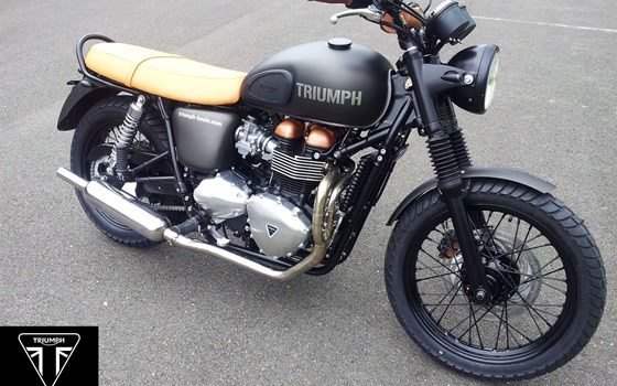 Umgebautes Motorrad Triumph Bonneville T100 von Motorradhaus Löhmer GmbH - Bild 1 Umgebautes Motorrad Triumph Bonneville T100 von Motorradhaus Löhmer GmbH - Bild 1