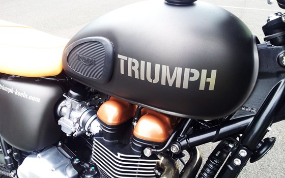 Umgebautes Motorrad Triumph Bonneville T100 von Motorradhaus Löhmer GmbH - Bild 7 Umgebautes Motorrad Triumph Bonneville T100 von Motorradhaus Löhmer GmbH - Bild 7