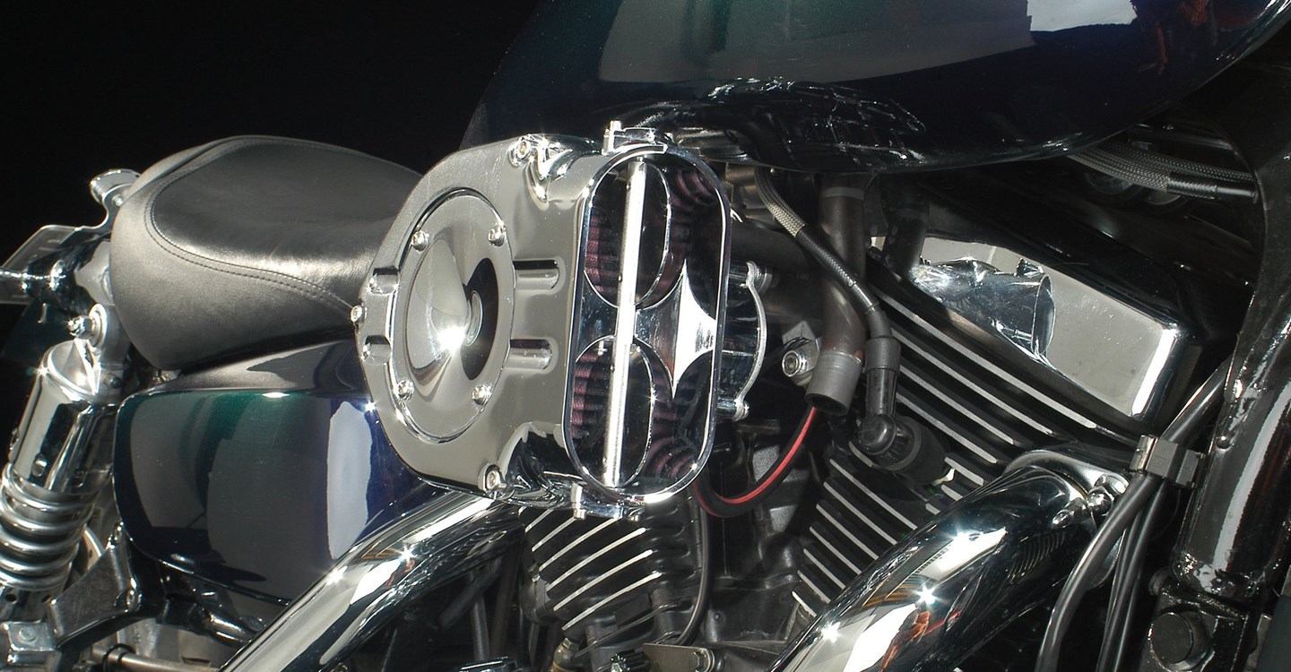 Umbgebautes Motorrad Kawasaki VN 1500 Classic 4-Gang
