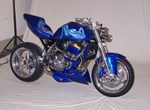 Umbgebautes Motorrad Kawasaki Z1000