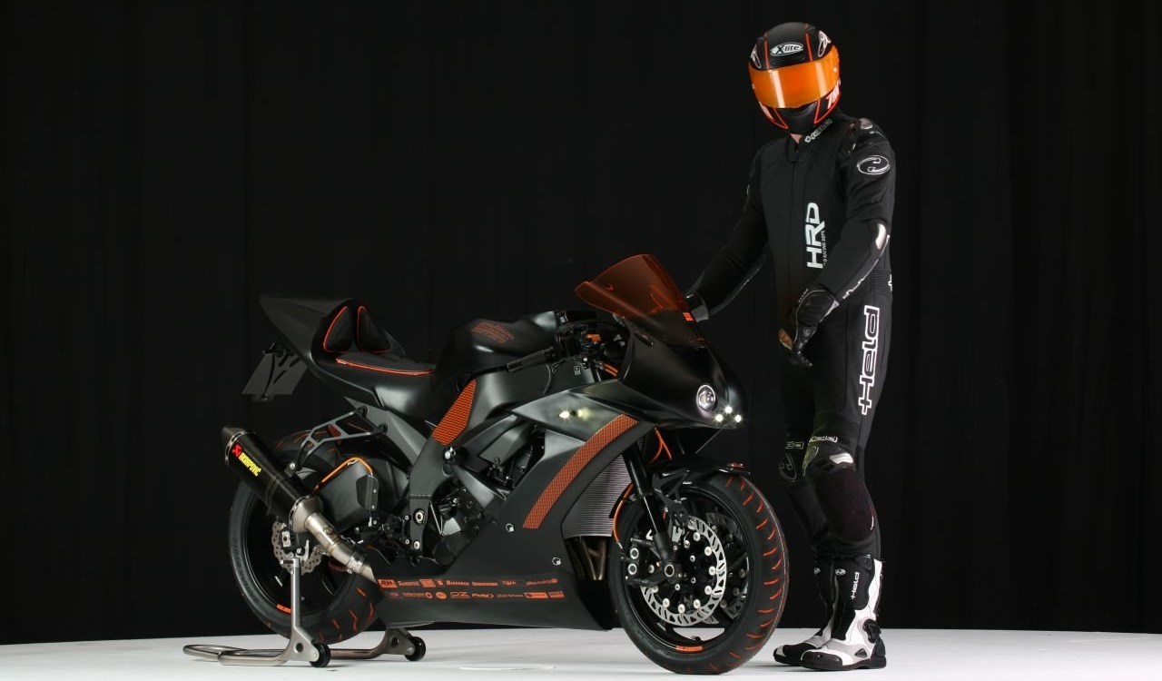 Umbgebautes Motorrad Kawasaki Ninja ZX-10R