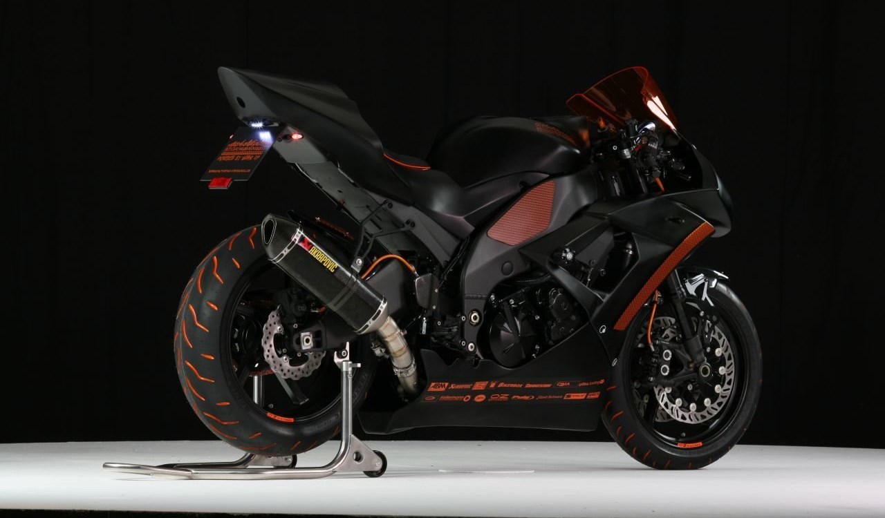 Umbgebautes Motorrad Kawasaki Ninja ZX-10R
