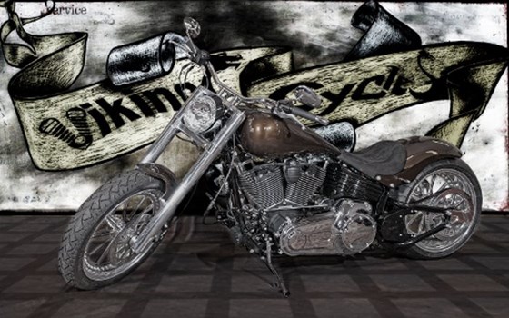 Umgebautes Motorrad Harley-Davidson Custom Bike von Viking Cycles GmbH Lübeck - Bild 1 Umgebautes Motorrad Harley-Davidson Custom Bike von Viking Cycles GmbH Lübeck - Bild 1