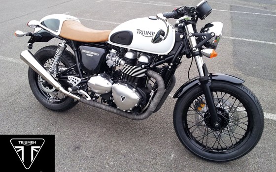 Umgebautes Motorrad Triumph Thruxton von Motorradhaus Löhmer GmbH - Bild 1 Umgebautes Motorrad Triumph Thruxton von Motorradhaus Löhmer GmbH - Bild 1