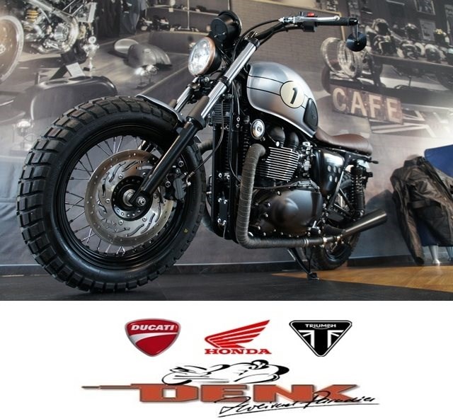 Customized motorcycle Triumph Bonneville