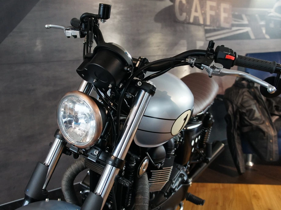 Umbgebautes Motorrad Triumph Bonneville Bild 5: Umbgebautes Motorrad Triumph Bonneville