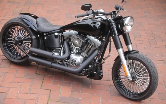 Umgebautes Motorrad Harley-Davidson Softail Fat Boy Special FLSTFB von X-Trem Custombikes - Bild 5 Umgebautes Motorrad Harley-Davidson Softail Fat Boy Special FLSTFB von X-Trem Custombikes - Bild 5
