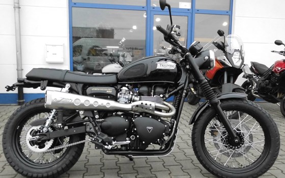 Umgebautes Motorrad Triumph Scrambler von sk-bikes GmbH - Bild 1 Umgebautes Motorrad Triumph Scrambler von sk-bikes GmbH - Bild 1