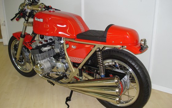 Umgebautes Motorrad Benelli 750 Sei von Motorrad Scheunpflug e.K. - Bild 3 Umgebautes Motorrad Benelli 750 Sei von Motorrad Scheunpflug e.K. - Bild 3