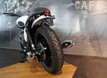 Umbgebautes Motorrad Triumph Bonneville