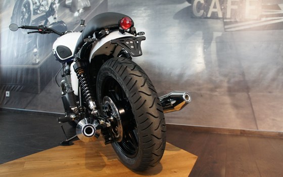 Umgebautes Motorrad Triumph Bonneville von Zweiradparadies Denk GmbH & Co. KG - Bild 7 Umgebautes Motorrad Triumph Bonneville von Zweiradparadies Denk GmbH & Co. KG - Bild 7
