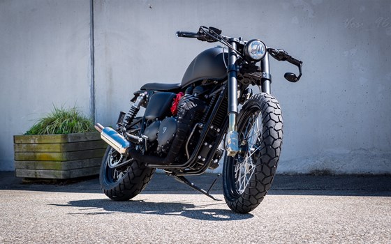 Umgebautes Motorrad Triumph Bonneville von Pat-Bikes AG - Bild 1 Umgebautes Motorrad Triumph Bonneville von Pat-Bikes AG - Bild 1