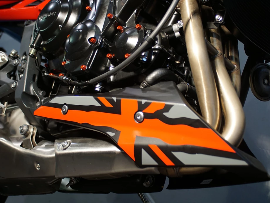 Umbgebautes Motorrad Triumph Street Triple 675 R Bild 7: Umbgebautes Motorrad Triumph Street Triple 675 R