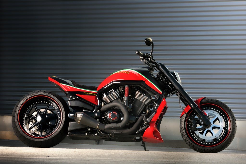 Umgebautes Motorrad Harley-Davidson Night Rod Special VRSCDX von X-Trem  Custombikes 