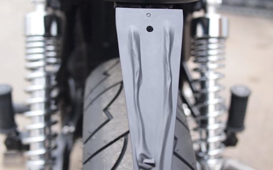 Umgebautes Motorrad Triumph Bonneville von Q-Bike Technik GmbH - Bild 1 Umgebautes Motorrad Triumph Bonneville von Q-Bike Technik GmbH - Bild 1
