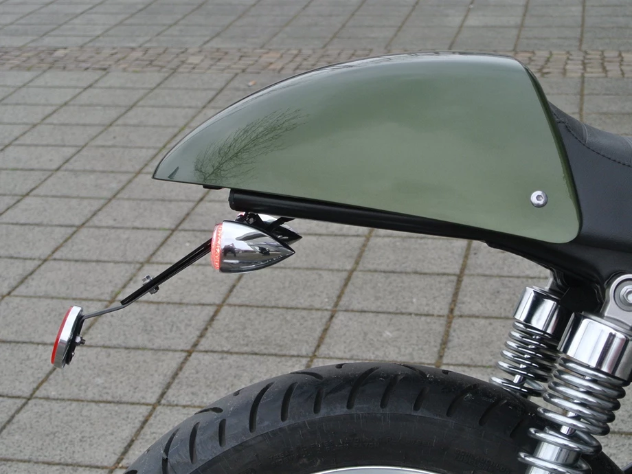 Umbgebautes Motorrad Triumph Thruxton Bild 4: Umbgebautes Motorrad Triumph Thruxton